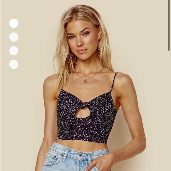 Blue Life Tops - Blue Life Milla Tie Front Crop Top